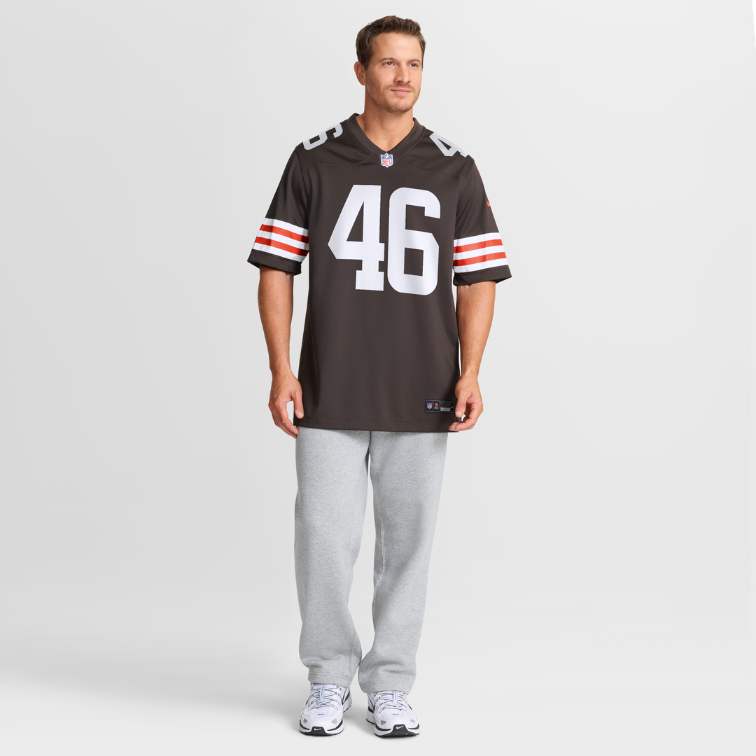Don Fleming Cleveland Browns Nike Brown Retired Player Jersey