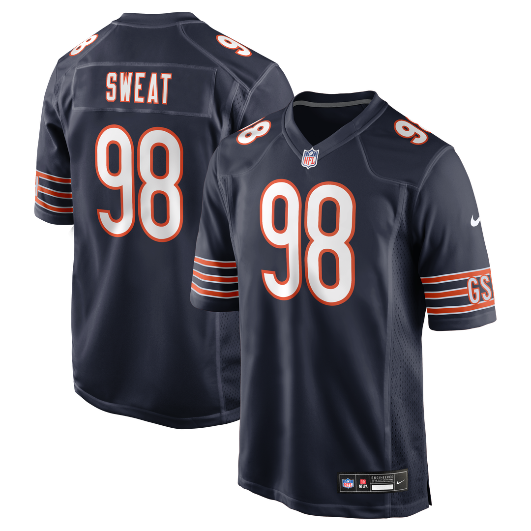 Montez Sweat Chicago Bears Nike Navy Game Jersey