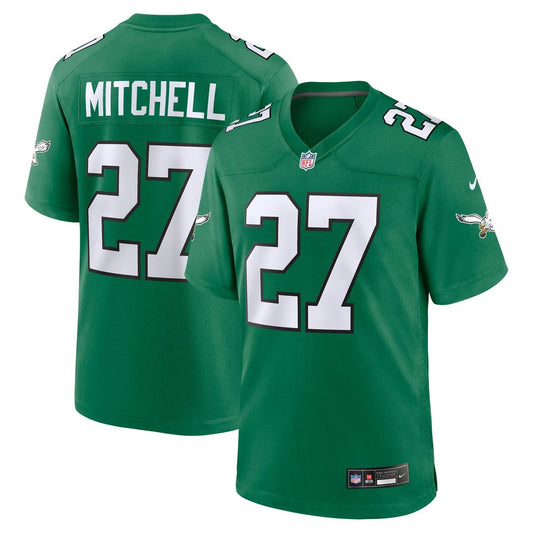 Quinyon Mitchell Philadelphia Eagles Nike Kelly Green Alternate Game Jersey