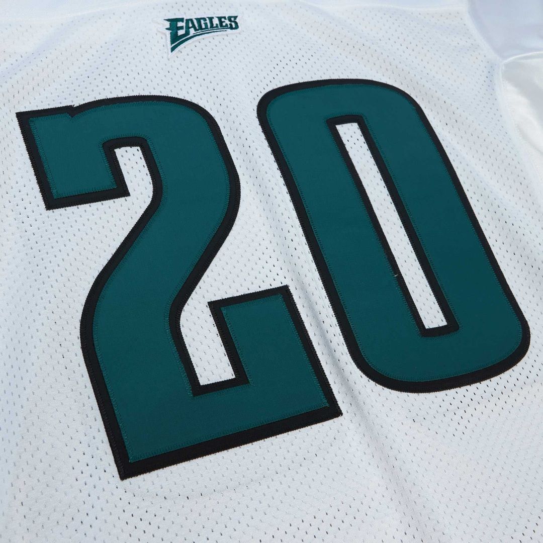 Brian Dawkins Philadelphia Eagles 1996 Mitchell & Ness White Authentic Throwback Retired Player Jersey