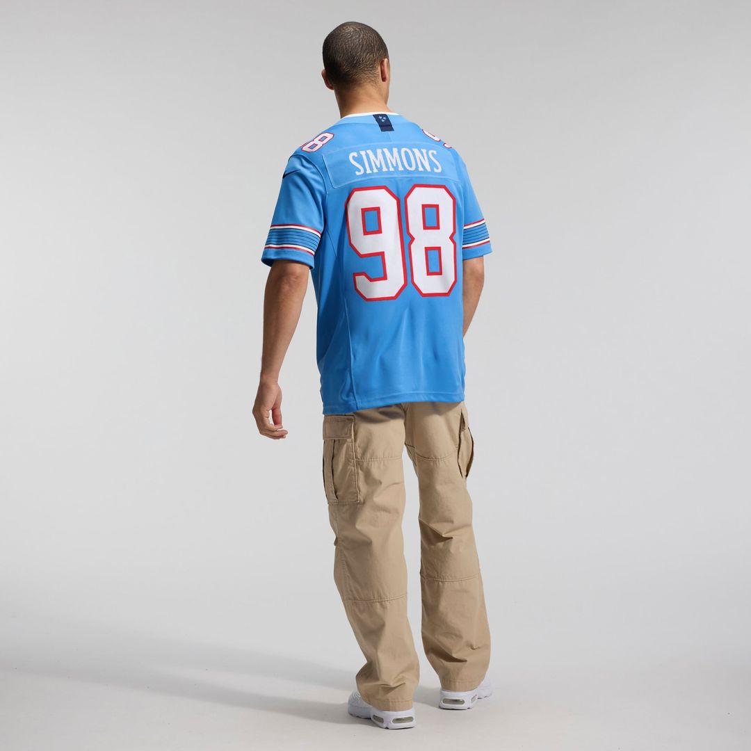 Jeffery Simmons Tennessee Titans Nike White Vapor F.U.S.E. Stitched Limited Jersey