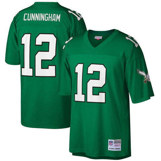 Randall Cunningham Philadelphia Eagles Mitchell & Ness Kelly Green Big & Tall 1990 Retired Player Replica Jersey