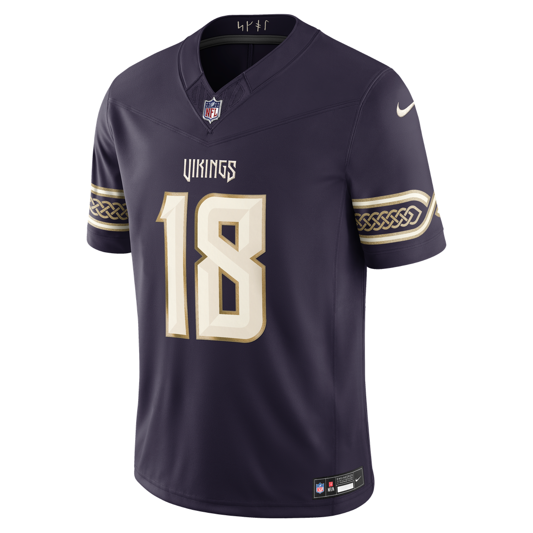 Justin Jefferson Minnesota Vikings Nike Purple 2026 Rivalries Collection Stitched Limited Jersey