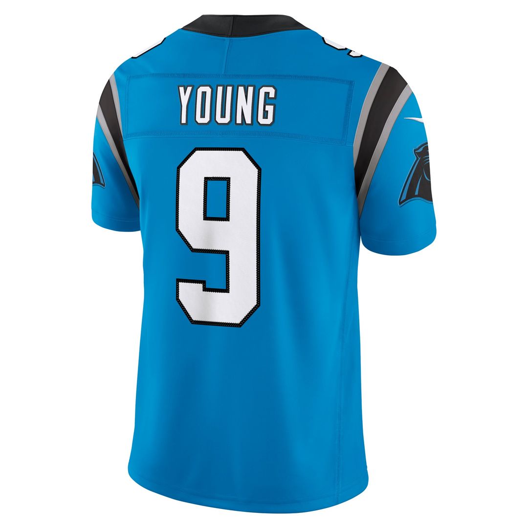 Bryce Young Carolina Panthers Nike Blue Alternate Vapor F.U.S.E. Stitched Limited Jersey