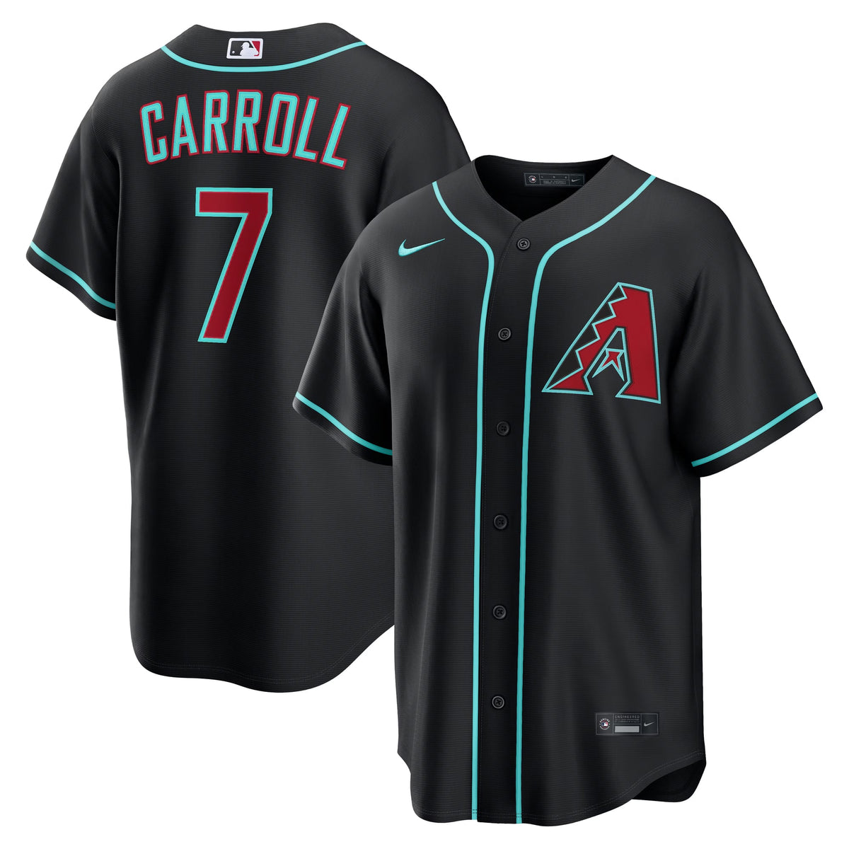 Arizona Diamondbacks Corbin Carroll Nike Gray Road Replica Jersey