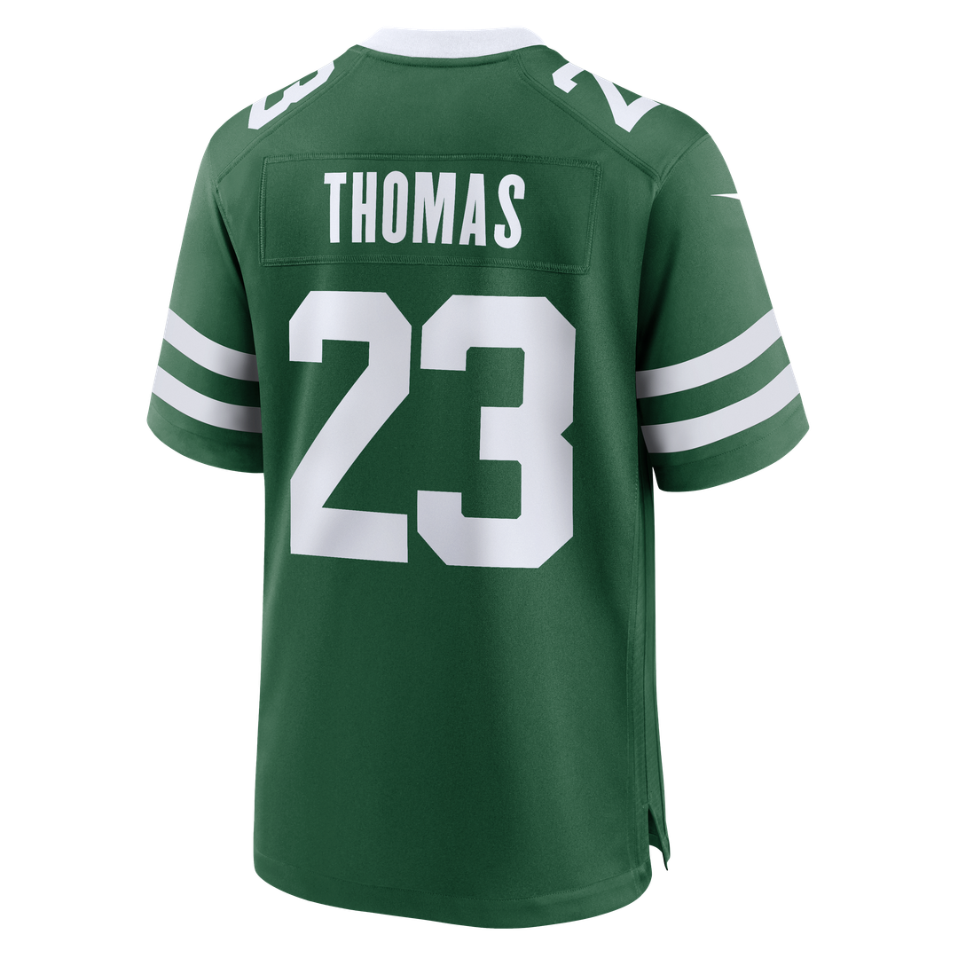 Azareye'h Thomas New York Jets Nike Legacy Green Team Game Jersey