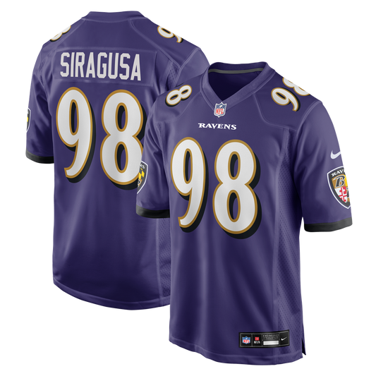 Tony Siragusa Baltimore Ravens Nike Purple Game Retired Player Jersey