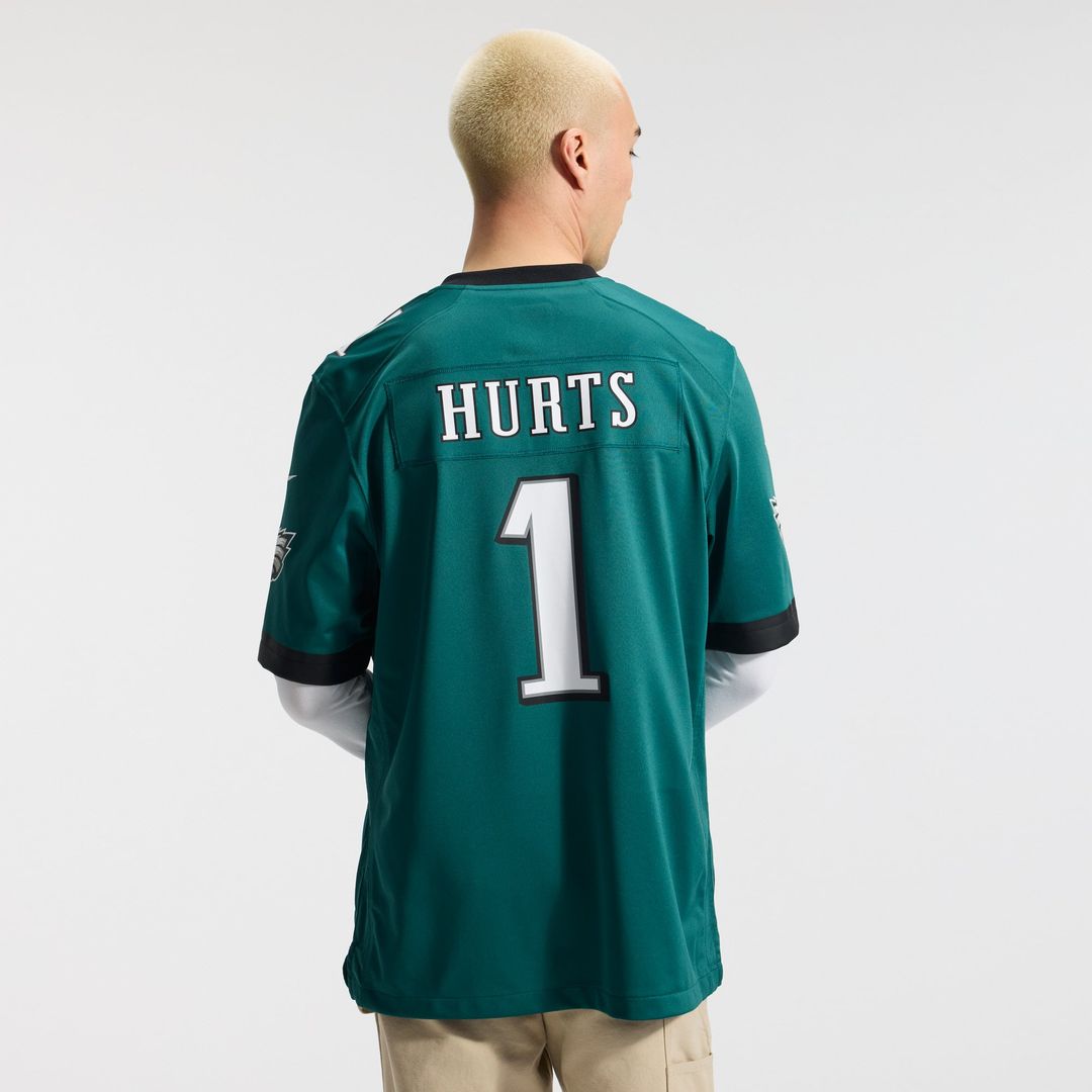 Jalen Hurts Philadelphia Eagles Nike Midnight Green Team Game Jersey