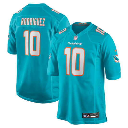Jacob Rodriguez Miami Dolphins Nike Aqua Game Jersey