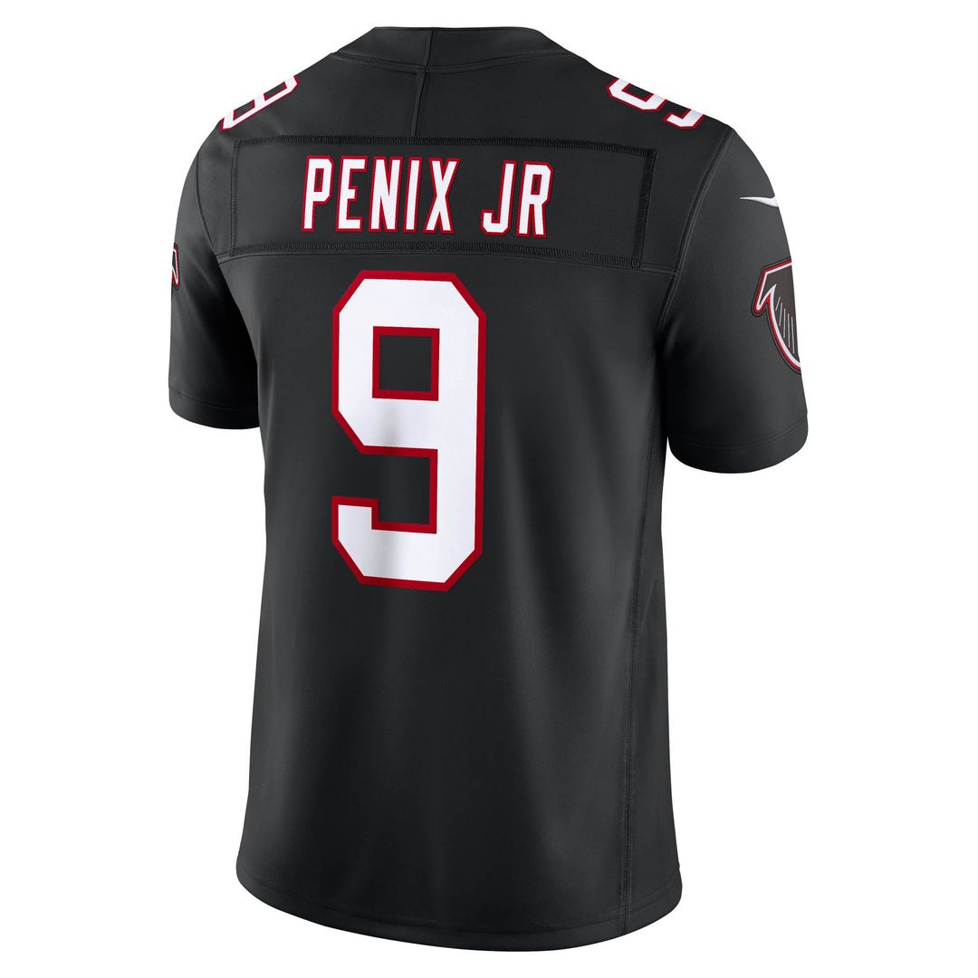 Michael Penix Jr. Atlanta Falcons Nike Red Team Vapor F.U.S.E. Stitched Limited Jersey