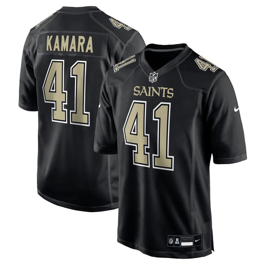 Alvin Kamara New Orleans Saints Nike Carbon Black Fashion Game Jersey