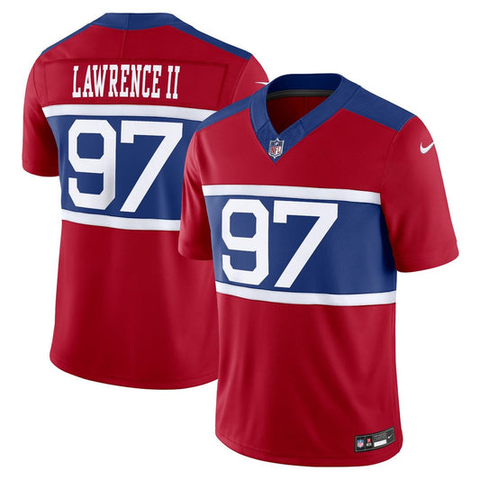 Dexter Lawrence II New York Giants Nike Century Red Alternate Vapor F.U.S.E. Limited Jersey