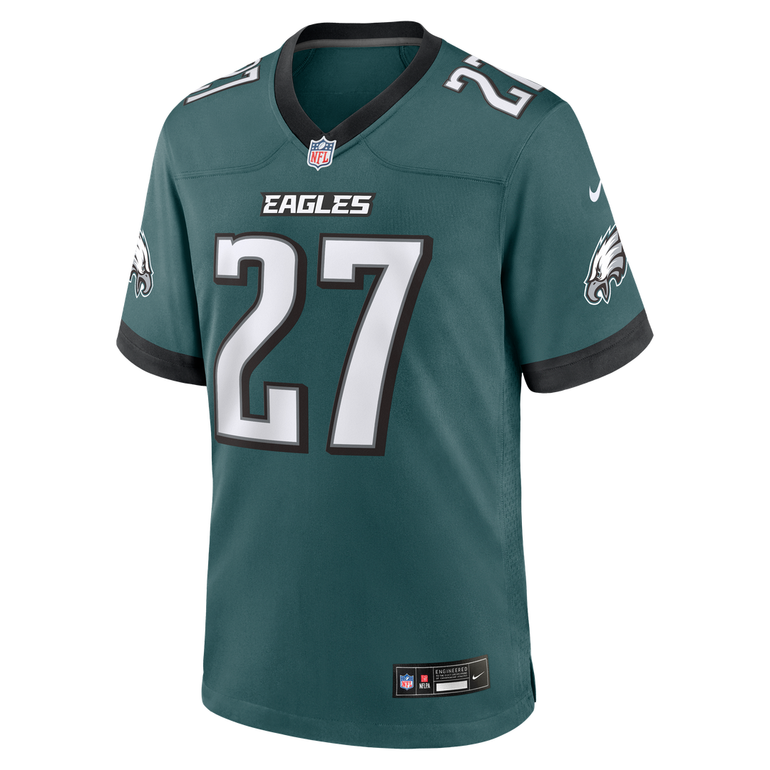 Quinyon Mitchell Philadelphia Eagles Nike Midnight Green Team Game Jersey