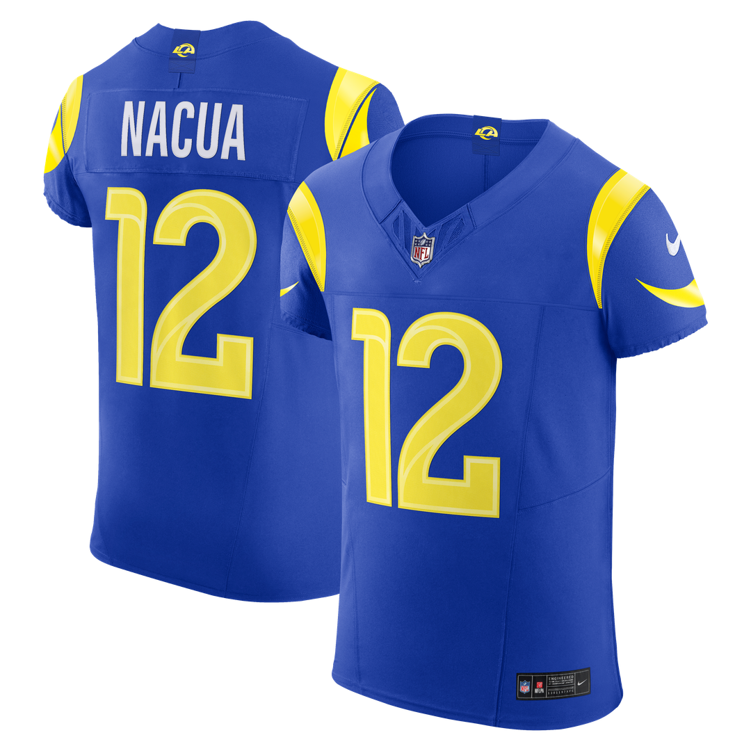 Puka Nacua Los Angeles Rams Nike Royal Team Vapor F.U.S.E. Elite Jersey