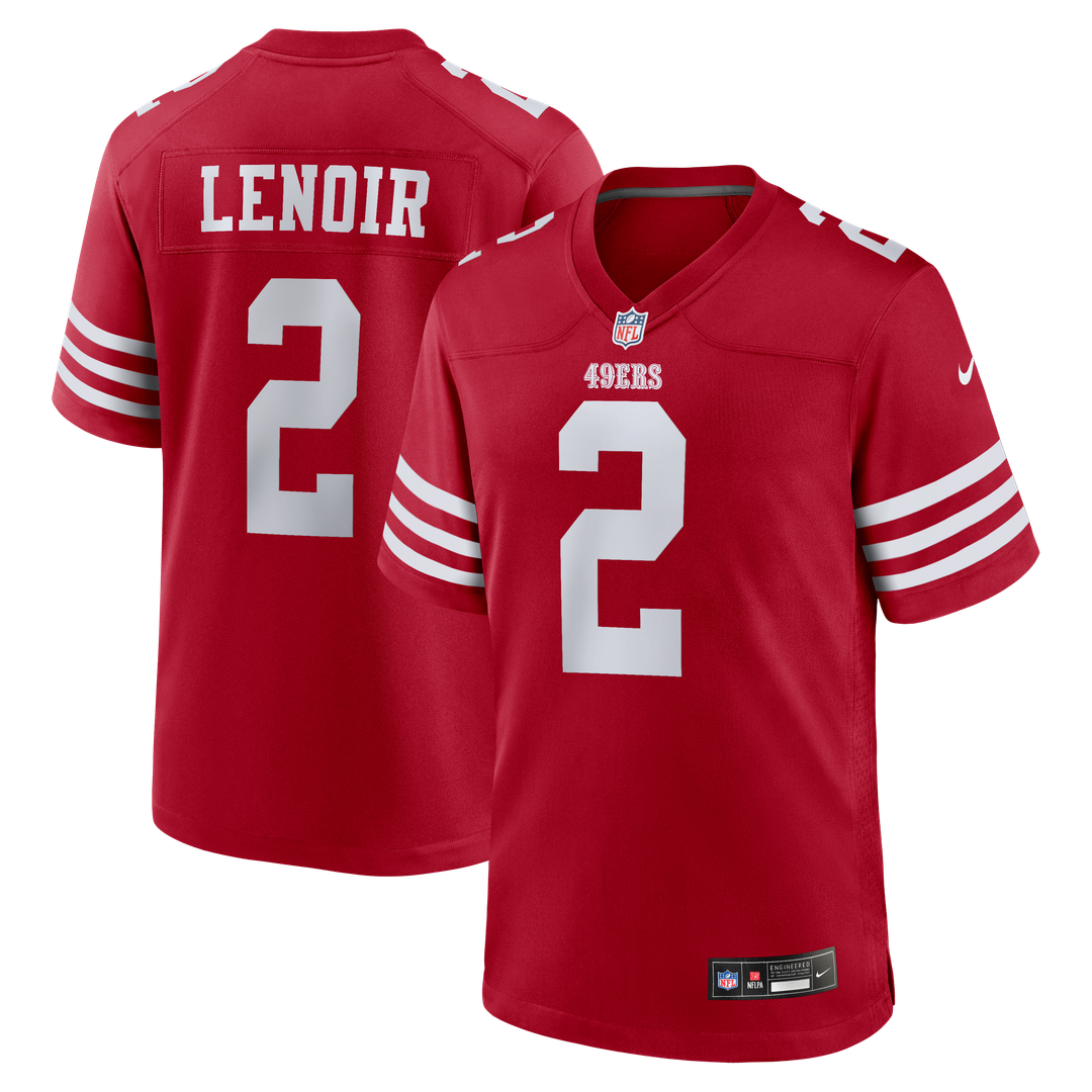 Deommodore Lenoir San Francisco 49ers Nike Scarlet Game Jersey