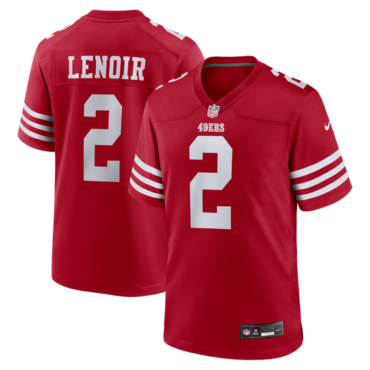 Deommodore Lenoir San Francisco 49ers Nike Scarlet Game Jersey