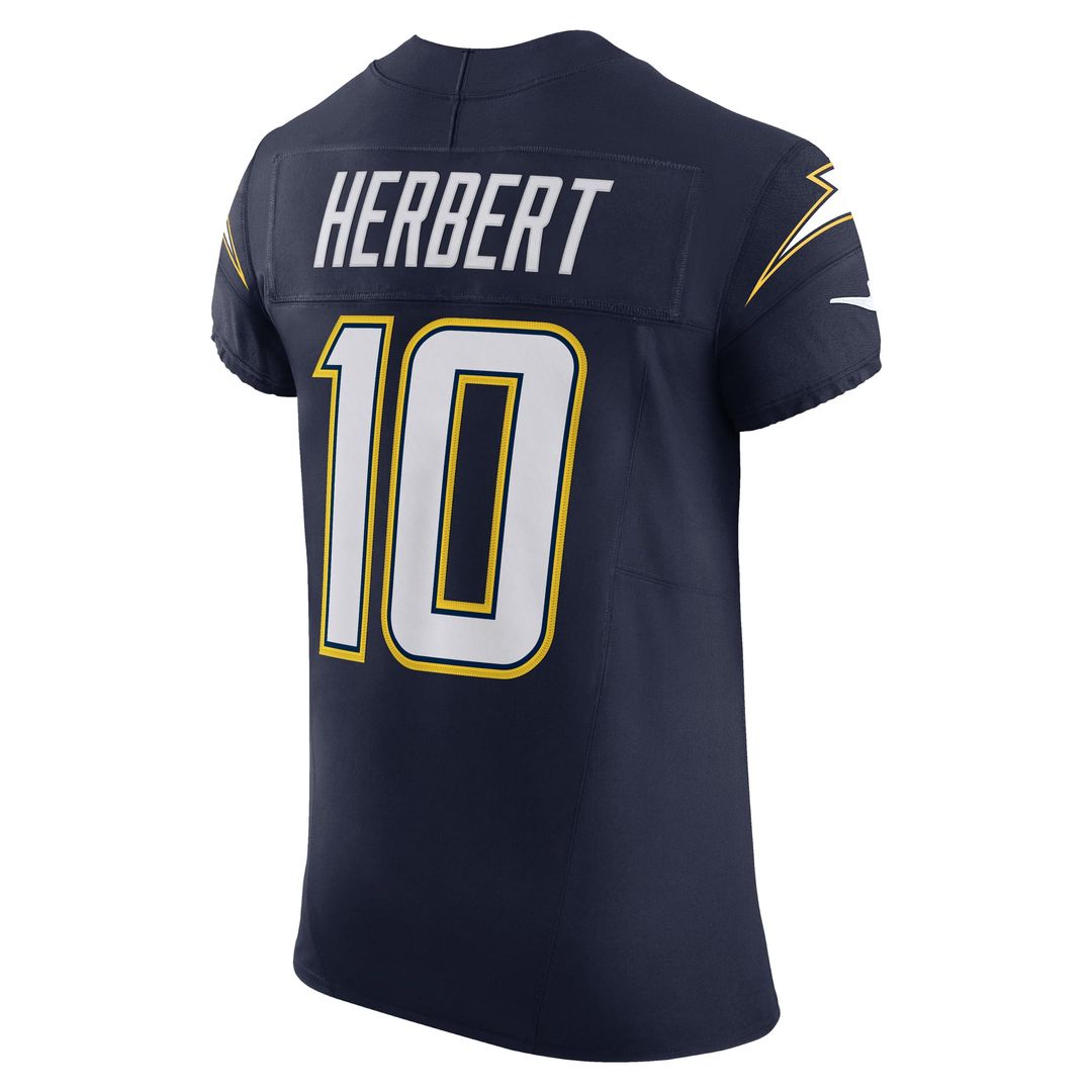 Justin Herbert Los Angeles Chargers Nike Navy Alternate Vapor F.U.S.E. Elite Jersey