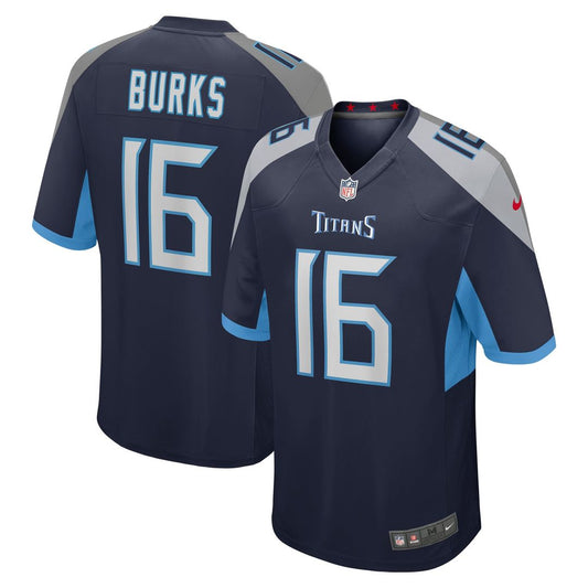 Treylon Burks Tennessee Titans Nike Navy Player Game Jersey