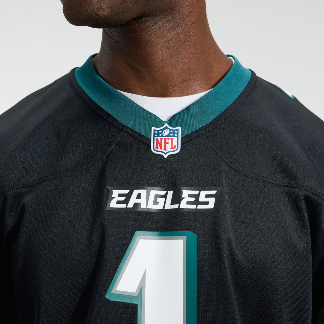 Jalen Hurts Philadelphia Eagles Nike Black Alternate Game Jersey