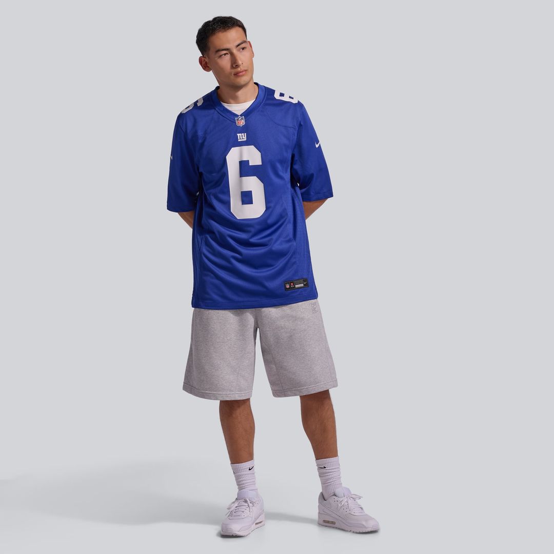 Jaxson Dart New York Giants Nike Red Alternate Century Red Game Jersey