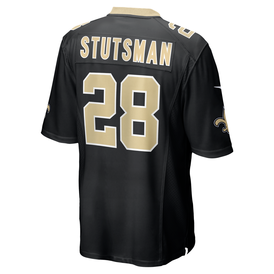 Danny Stutsman New Orleans Saints Nike Black Team Game Jersey