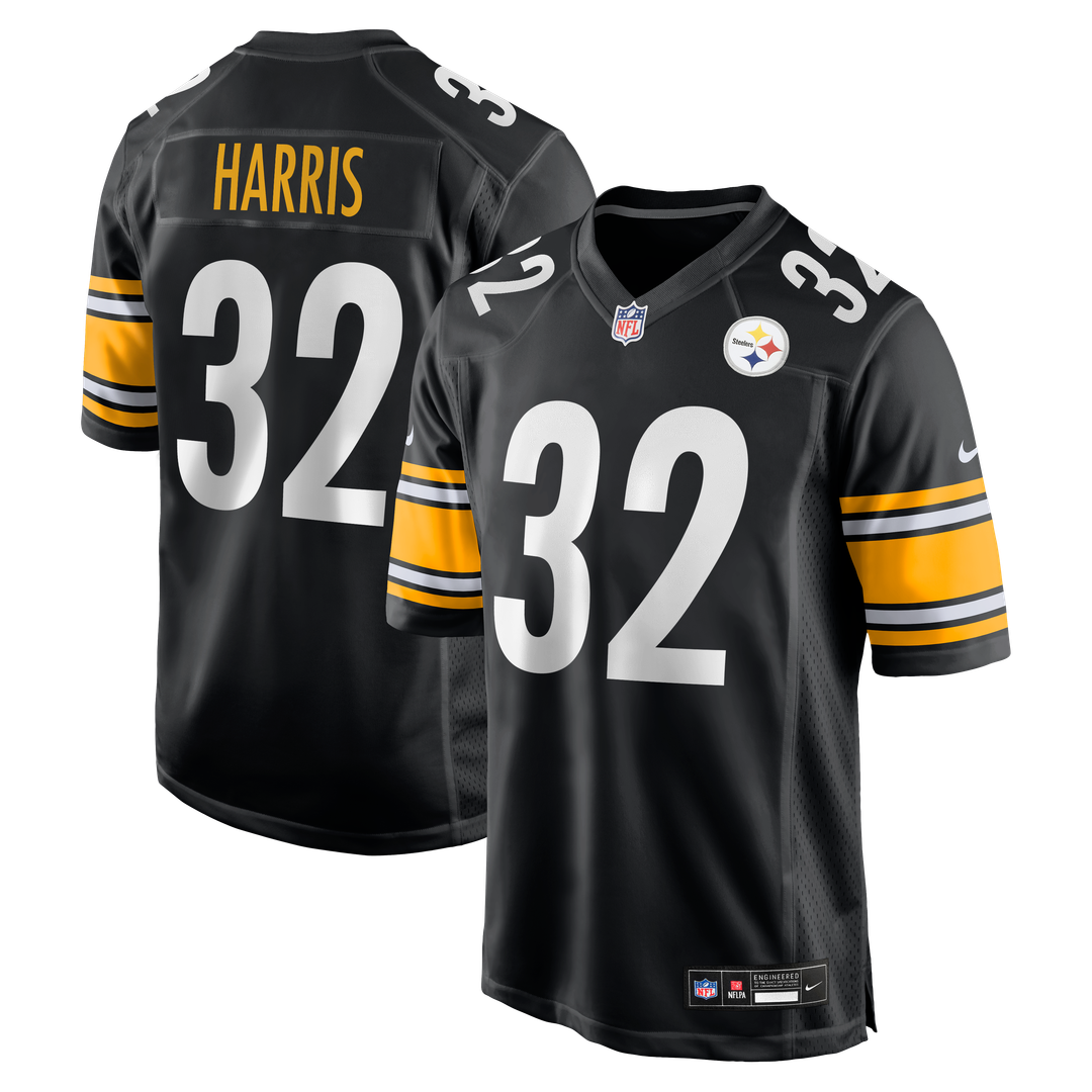 Franco Harris Pittsburgh Steelers Nike Black Game Retired Player Jersey