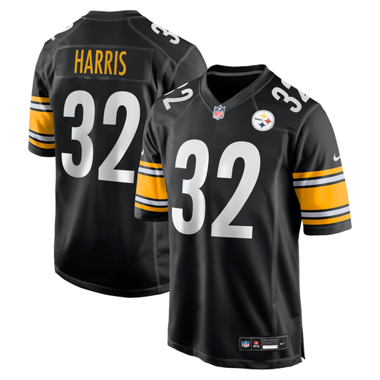 Franco Harris Pittsburgh Steelers Nike Black Game Retired Player Jersey