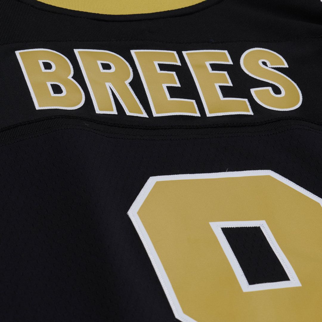 Drew Brees New Orleans Saints Mitchell & Ness Black 2009 Legacy Jersey