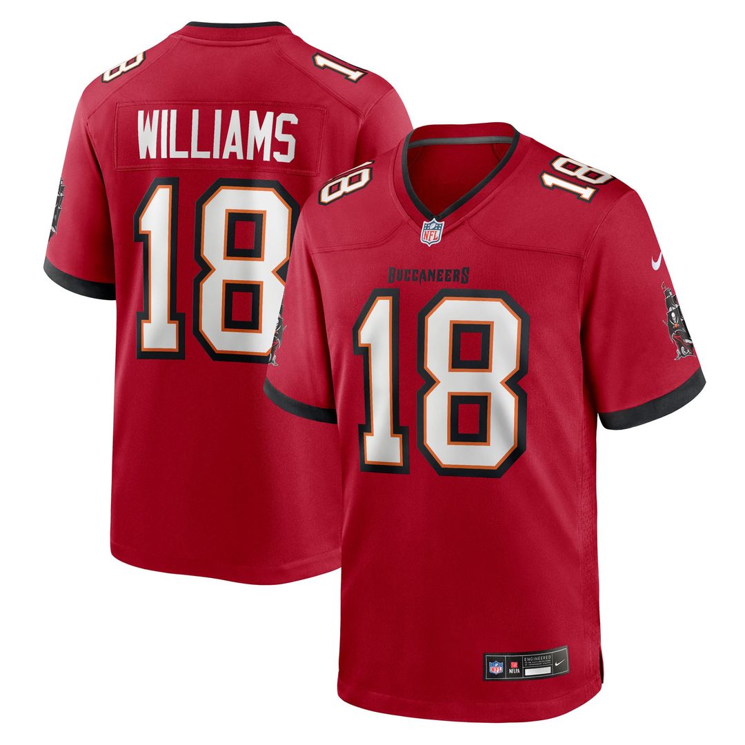 Josh Williams Tampa Bay Buccaneers Nike Red Team Game Jersey