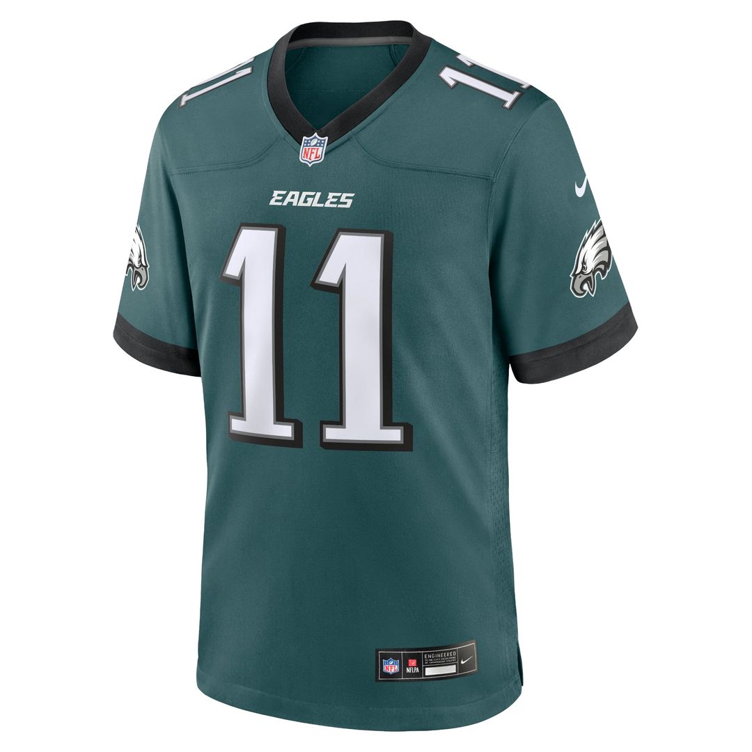 A.J. Brown Philadelphia Eagles Nike Midnight Green Team Game Jersey