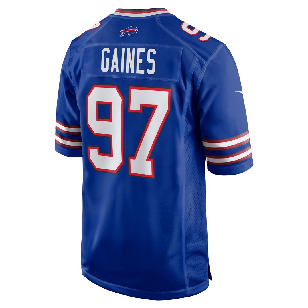 Greg Gaines Buffalo Bills Nike Royal Team Game Jersey