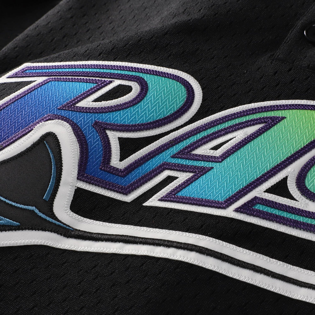 Tampa Bay Rays Wade Boggs Mitchell & Ness Black Authentic Batting Practice Jersey