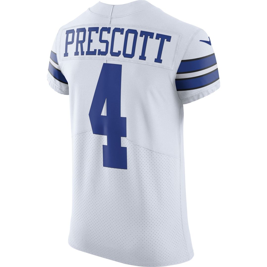 Dak Prescott Dallas Cowboys Nike White Vapor Elite Player Jersey