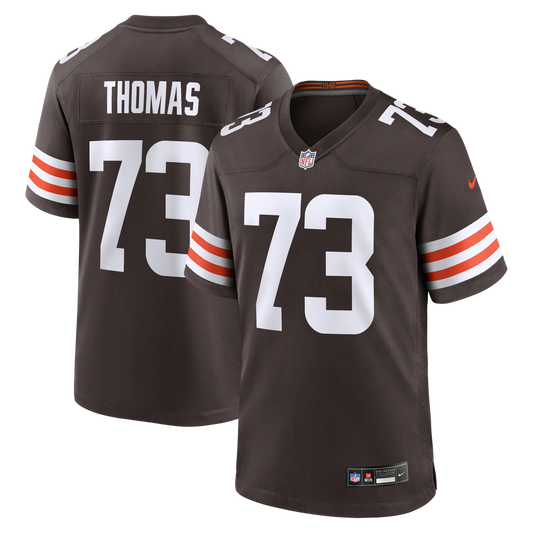 Joe Thomas Cleveland Browns Nike Brown Retired Game Player Jersey