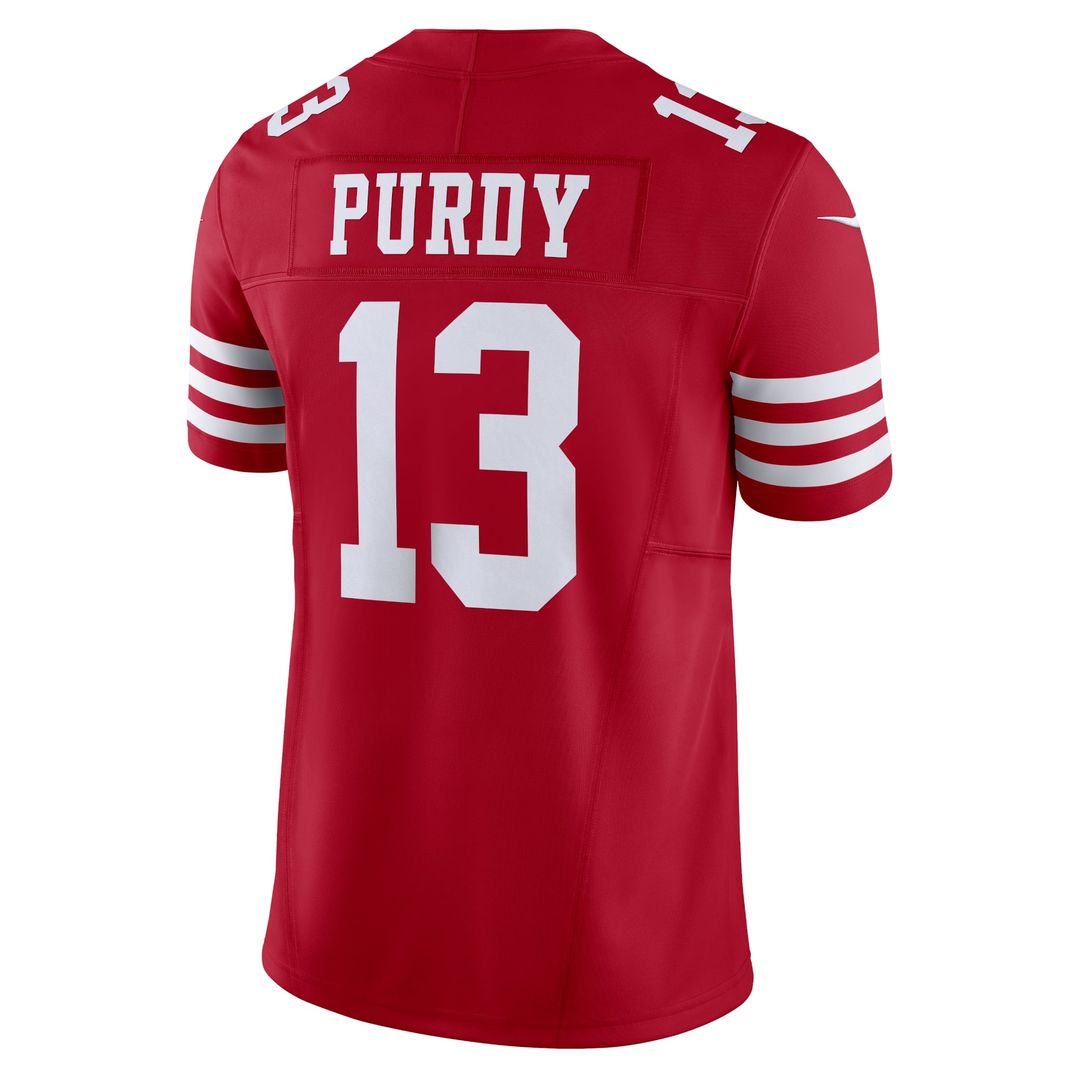 Brock Purdy San Francisco 49ers Nike Scarlet Vapor F.U.S.E. Limited Jersey