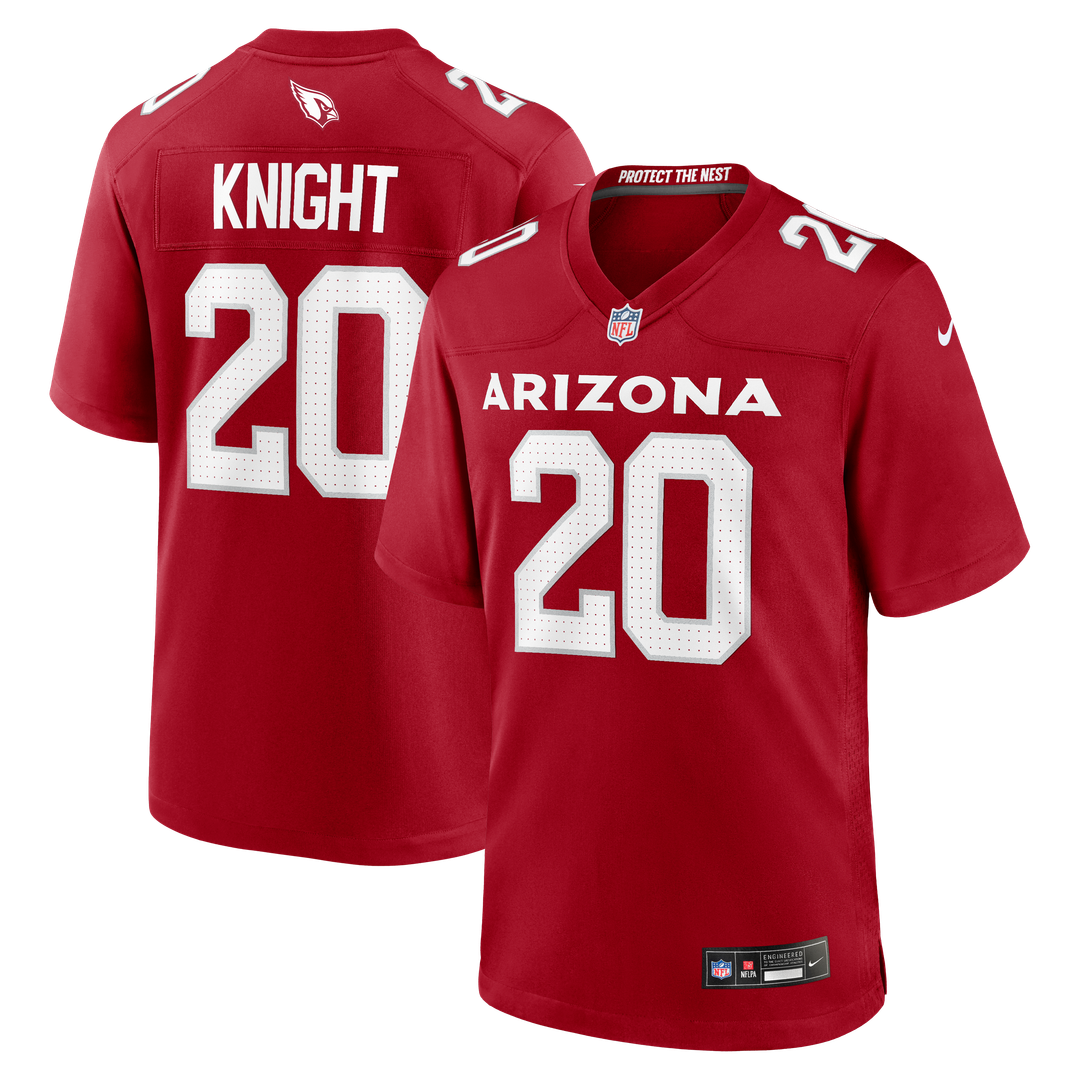 Zonovan Knight Arizona Cardinals Nike Cardinal Team Game Jersey