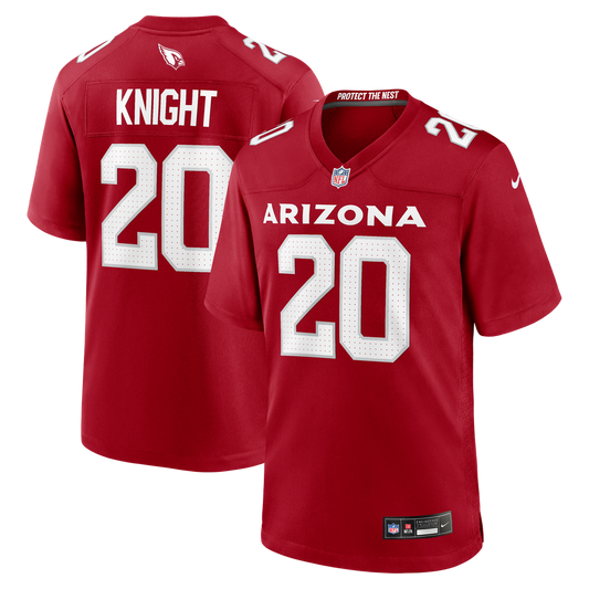 Zonovan Knight Arizona Cardinals Nike Cardinal Team Game Jersey