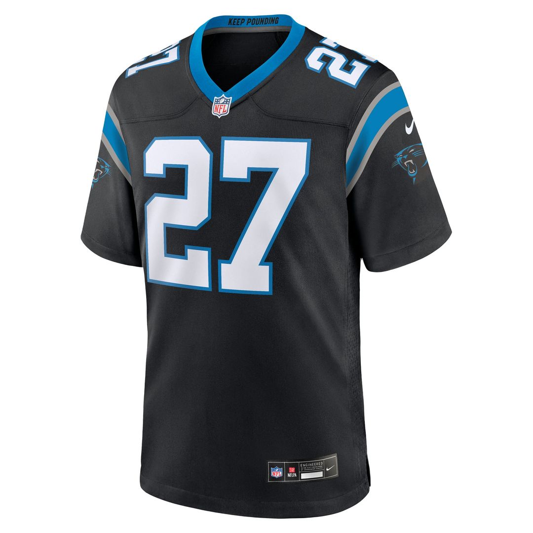 Isaiah Simmons Carolina Panthers Nike Black Team Game Jersey