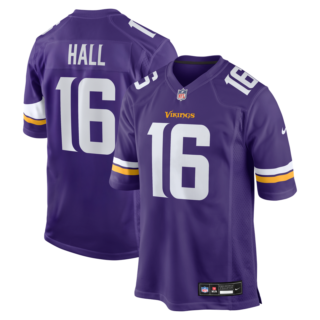 Jaren Hall Minnesota Vikings Nike Purple Game Jersey