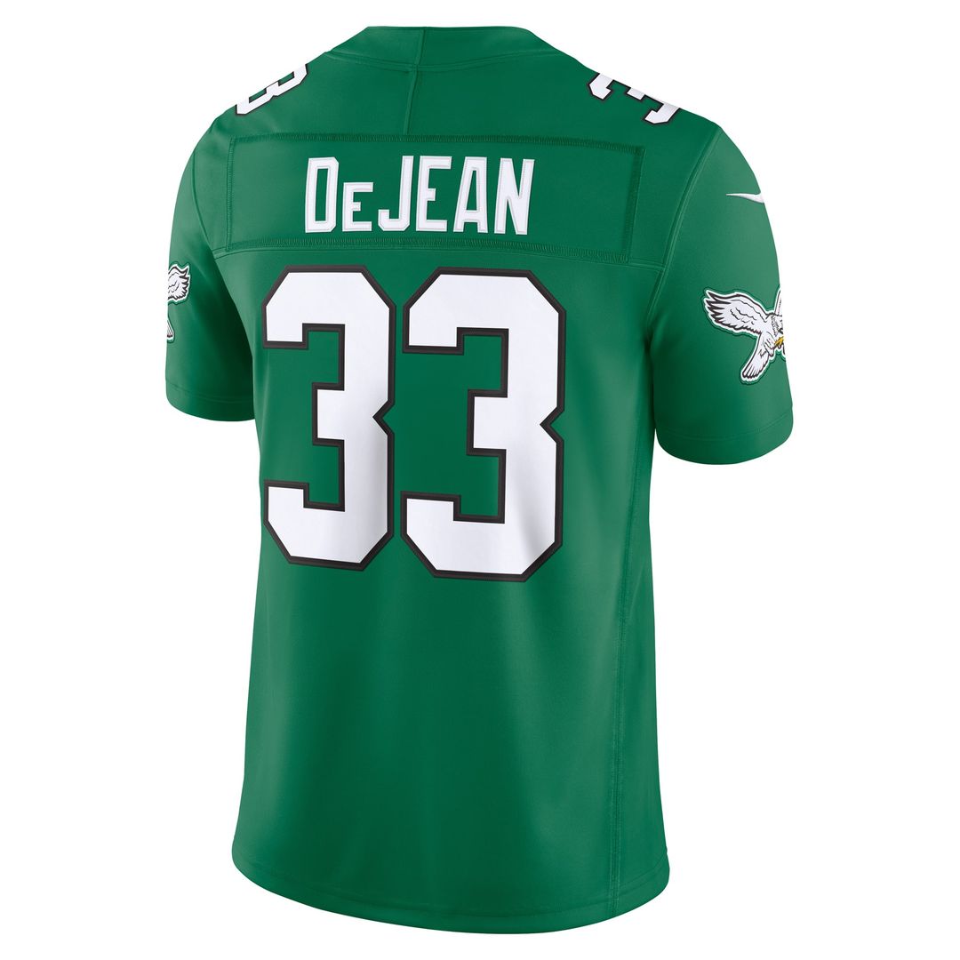 Cooper DeJean Philadelphia Eagles Nike Kelly Green Alternate Vapor F.U.S.E. Stitched Limited Jersey