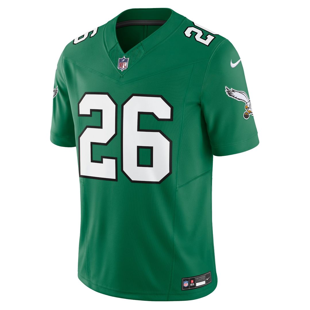 Saquon Barkley Philadelphia Eagles Nike Midnight Green Vapor F.U.S.E. Limited Jersey