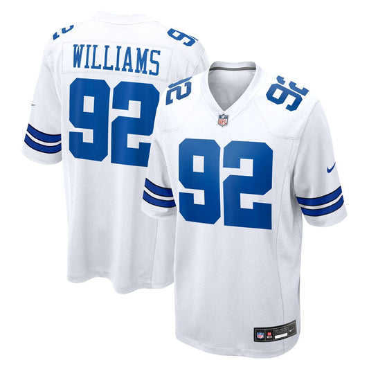 Quinnen Williams Dallas Cowboys Nike White Game Jersey