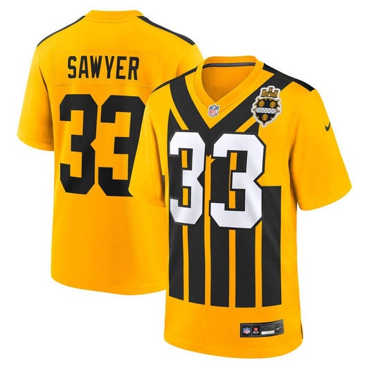 Jack Sawyer Pittsburgh Steelers Nike Gold Alternate Game Jersey