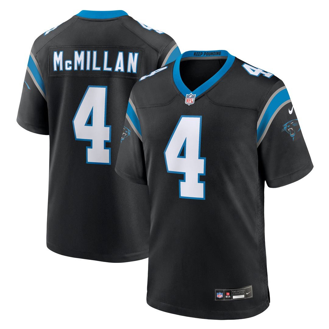 Tetairoa McMillan Carolina Panthers Nike Blue Alternate Game Jersey