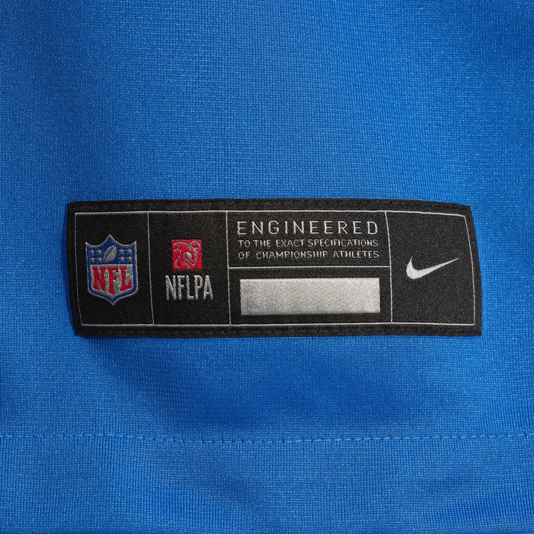D.J. Reed Detroit Lions Nike Blue Team Game Jersey