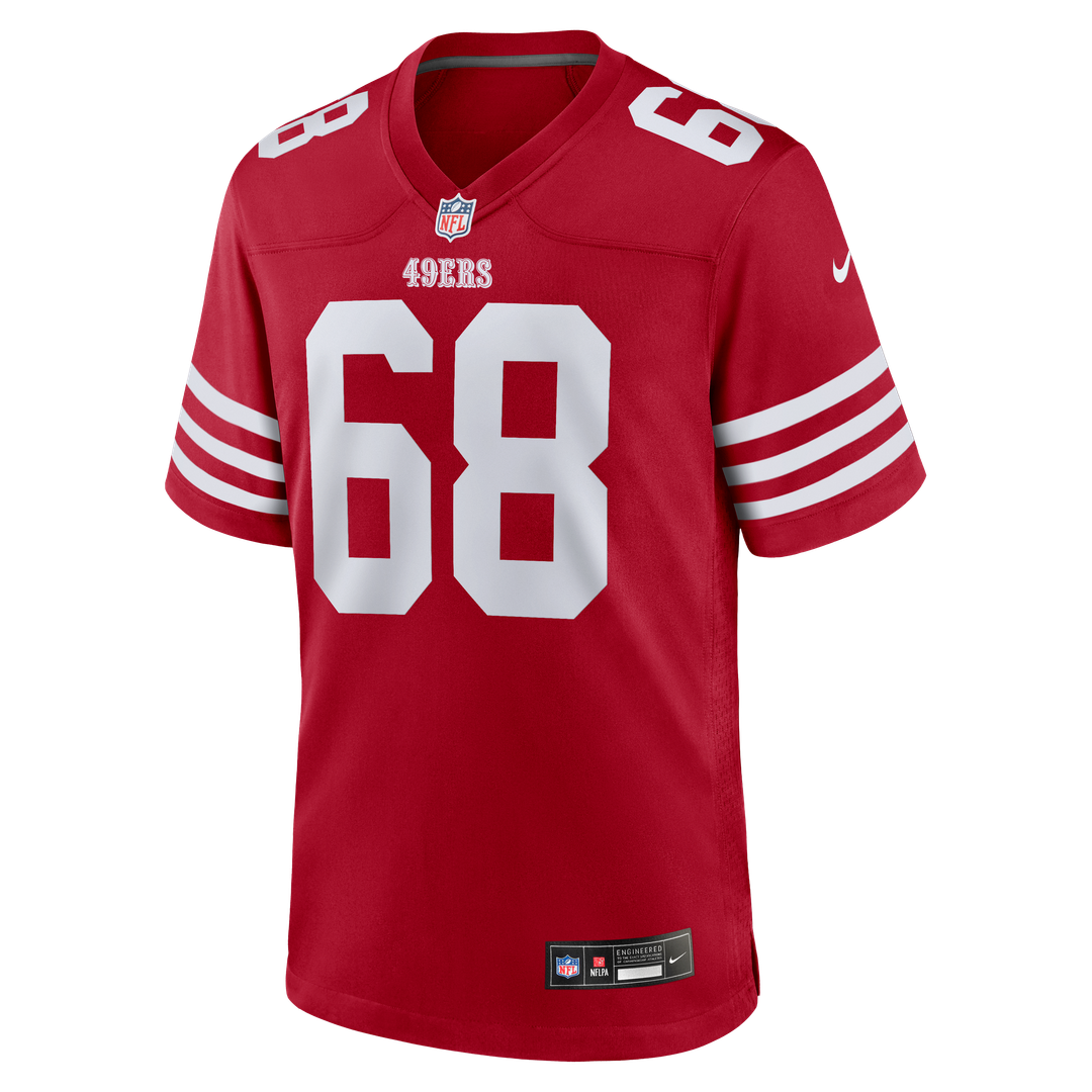 Colton McKivitz San Francisco 49ers Nike Scarlet Game Jersey