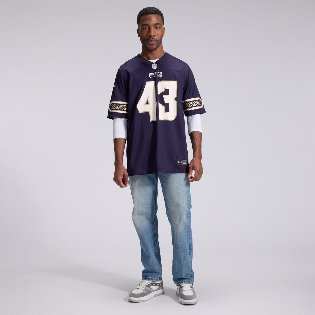 Andrew Van Ginkel Minnesota Vikings Nike Purple 2026 Rivalries Collection Game Jersey
