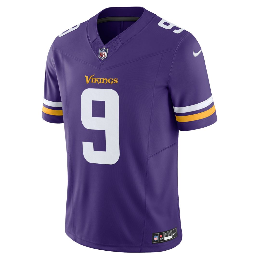 J.J. McCarthy Minnesota Vikings Nike White Vapor F.U.S.E. Limited Jersey