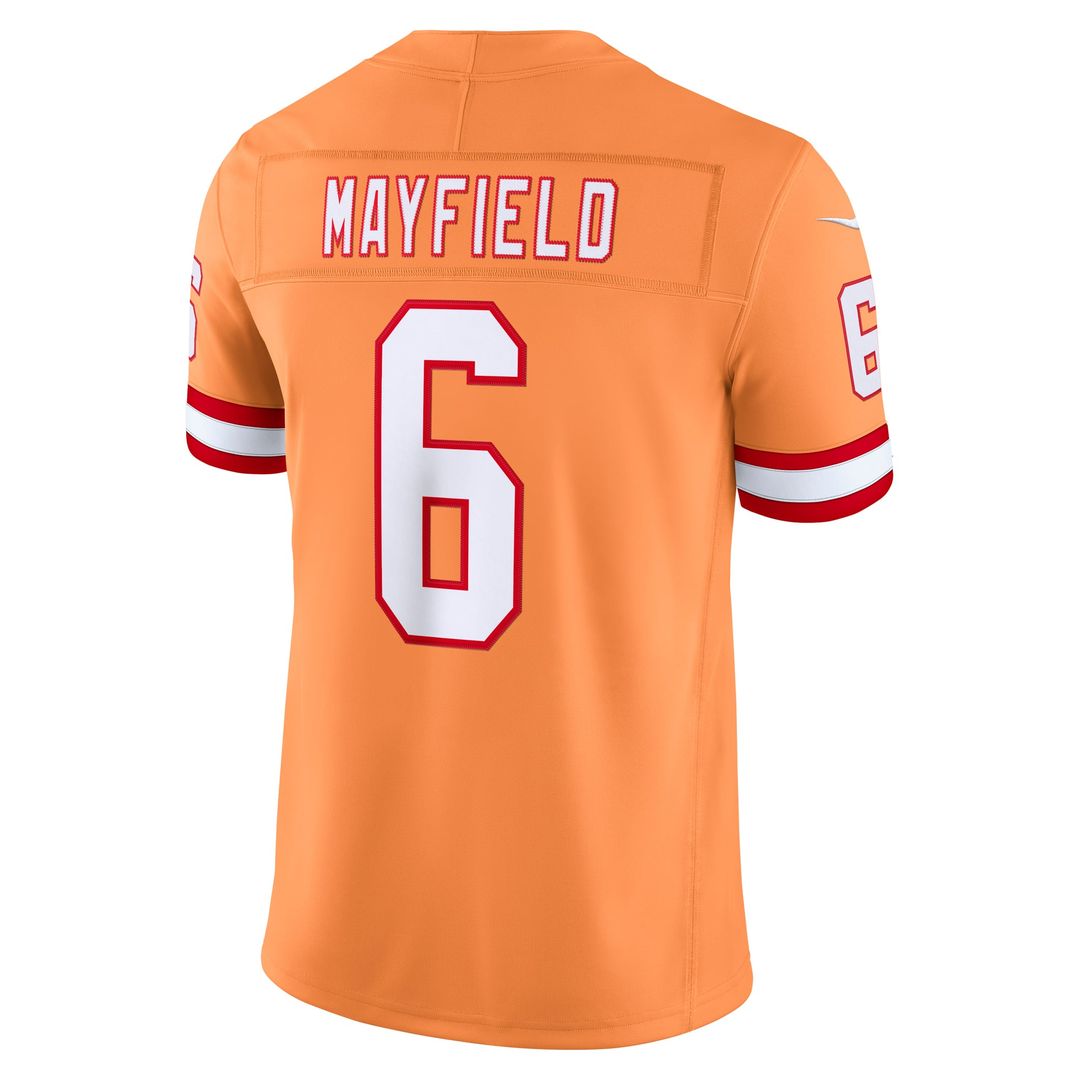 Baker Mayfield Tampa Bay Buccaneers Nike Creamsicle Alternate Vapor F.U.S.E. Stitched Limited Jersey