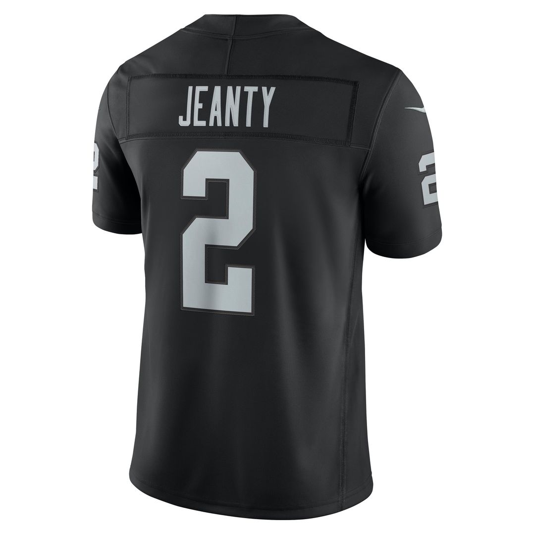 Ashton Jeanty Las Vegas Raiders Nike Black Team Vapor F.U.S.E. Stitched Limited Jersey